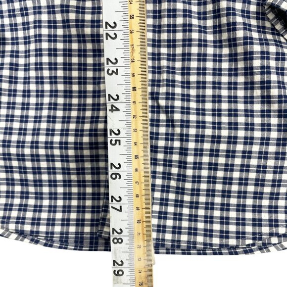 Vineyard Vines Whale Tucker Blue Plaid Button Long Sleeve Cotton Shirt Men's M - Picture 7 of 9